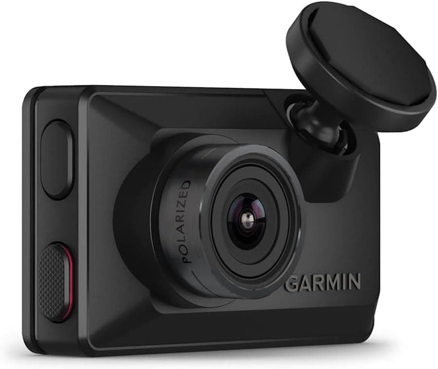 Garmin Dash CAM X310, câmara Dash CAM 4K com ecrã tátil, campo de visão de 140 graus e polarizador Clarity integrado
