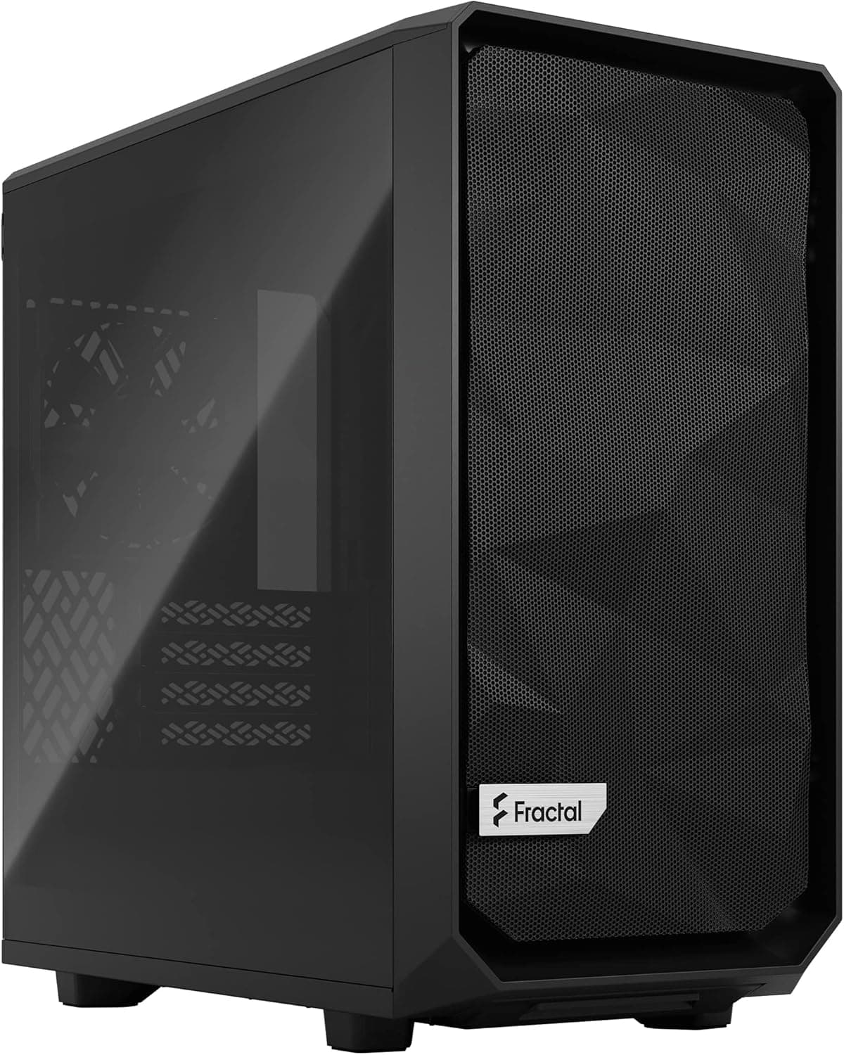 Fractal Design Meshify 2 Mini | Caixa PC compacta Micro ATX com painel lateral em vidro temperado e filtro de ar frontal integrado