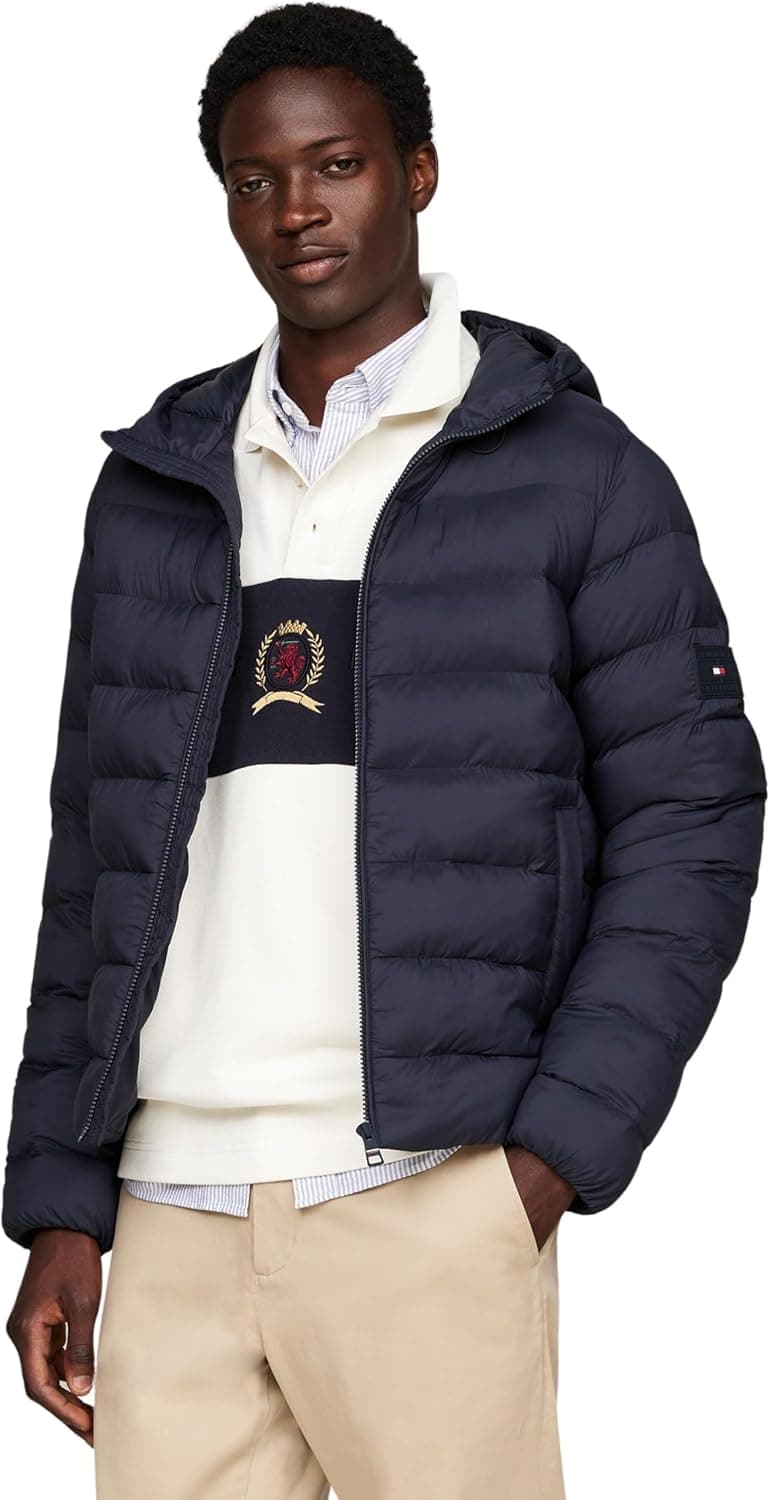 Tommy Hilfiger Casaco acolchoado homem Mid Weight com capuz