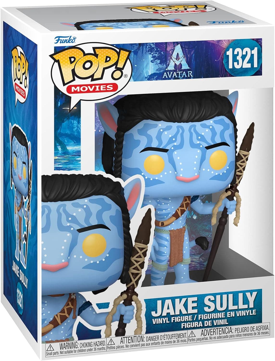 Funko Pop! Filmes: Avatar - Jake Sully - Avatar: The Way of Water - Figura de vinil colecionável - ideia de presente - Mercadoria oficial 