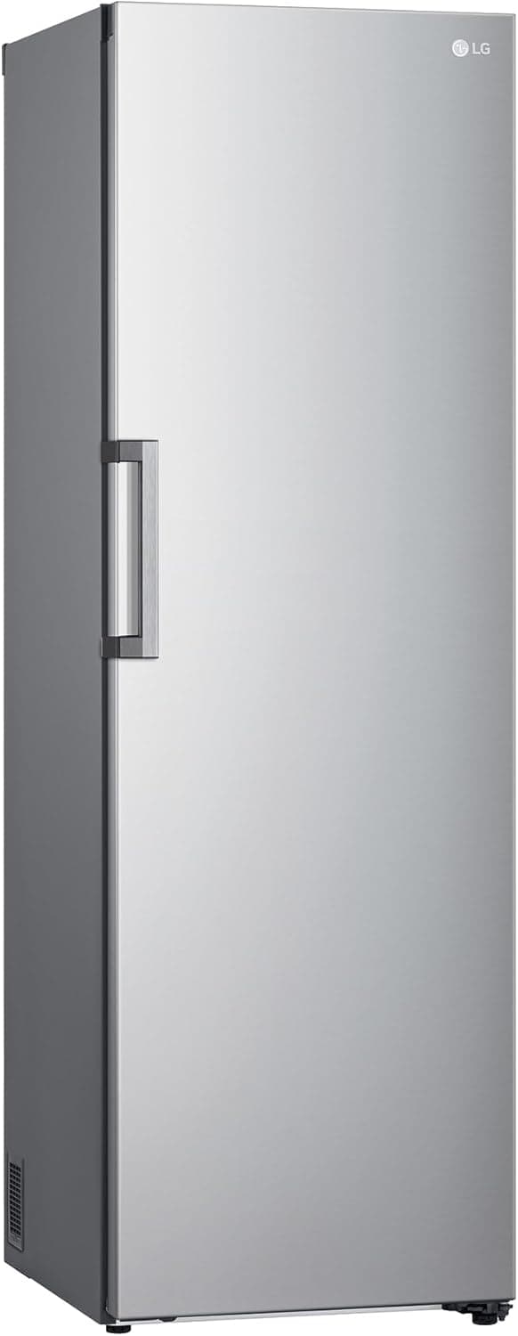 LG GLT51PZGSZ Frigorífico sem rost, de 186 cm e 413 l, frigorífico com função DoorCooling, compressor Smart Inverter e App, design minimalista, cor Inox anti-impressões