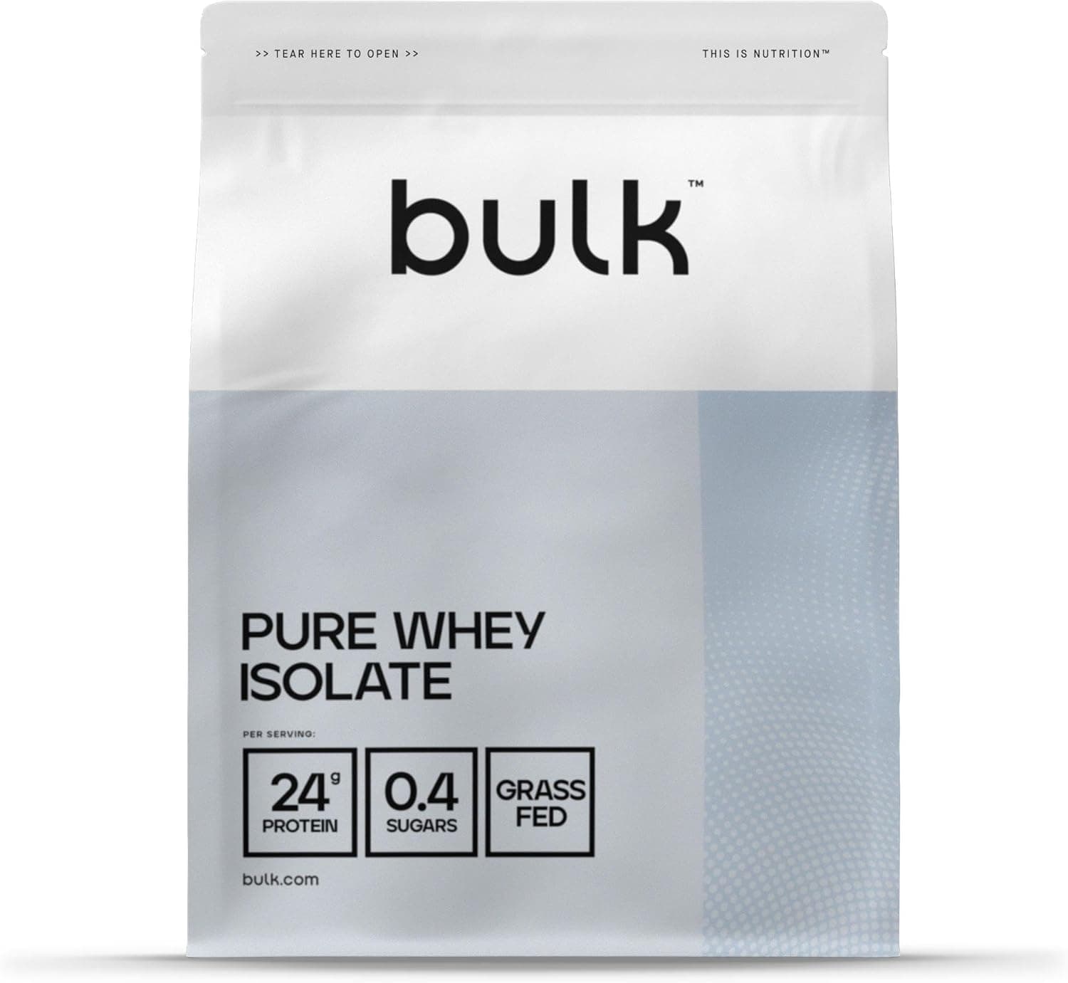 Bulk Whey Protein Isolate, Batido de proteínas en polvo, Chocolate con Cacahuete, 1kg, 33 Doses