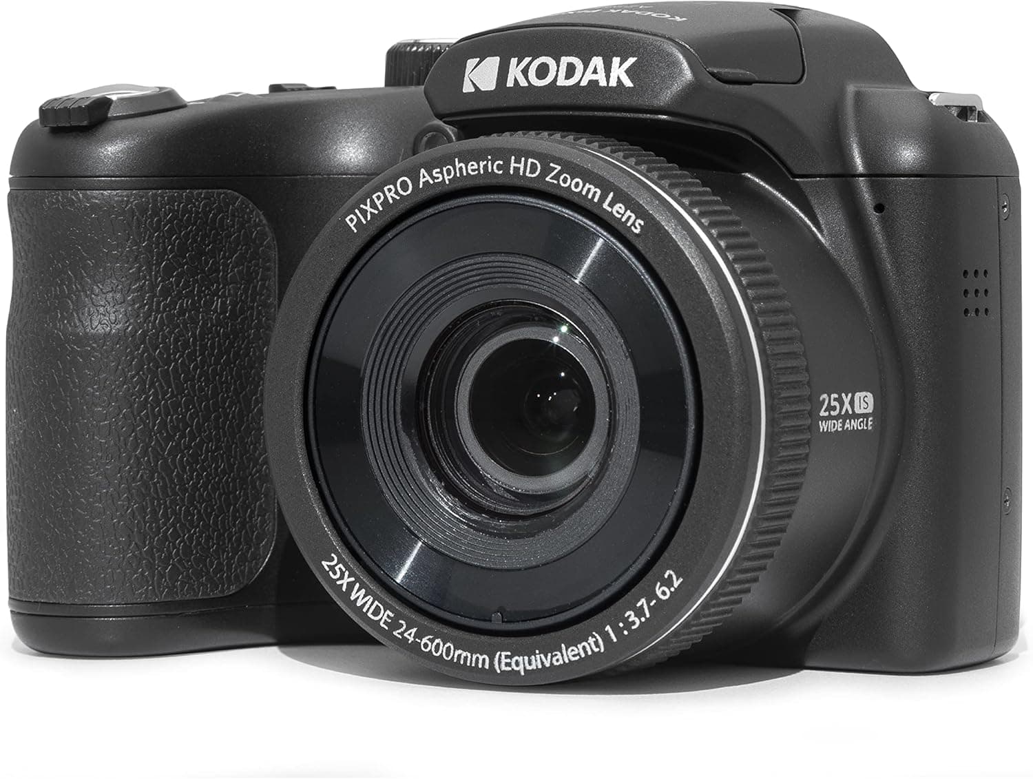 Kodak Pixpro Astro Zoom AZ255 Câmara digital de 16 MP, zoom ótico de 25x, vídeo HD 1080p, ângulo grande de 24 mm, estabilizador ótico, ecrã LCD de 3 polegadas, preto