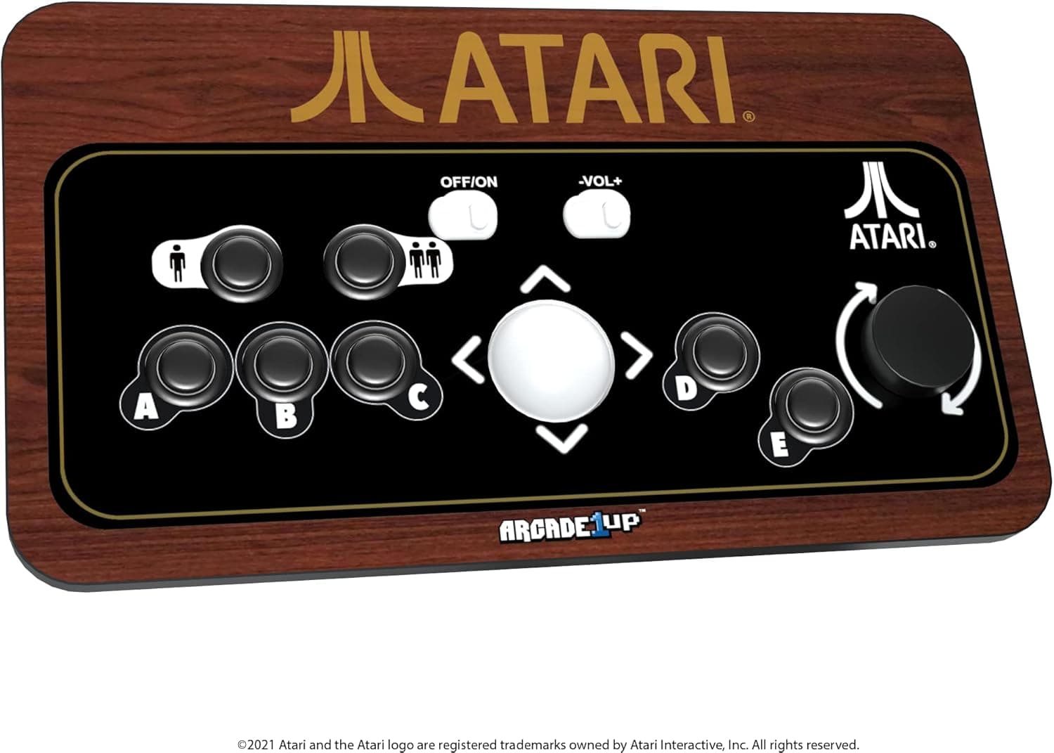 Arcade1UP ATARI COUCHCADE | Consola retro portátil com jogos clássicos Atari