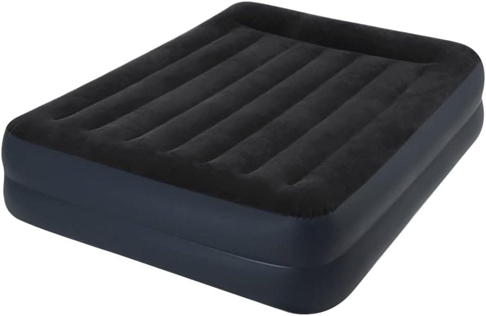 Intex 64124 Dura-Beam Standard | Colchão insuflável com almofada integrada 152 x 203 x 42 cm