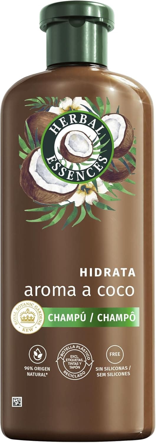 Herbal Essences | Champô hidratante com aroma a coco para cabelo muito seco 350 ml