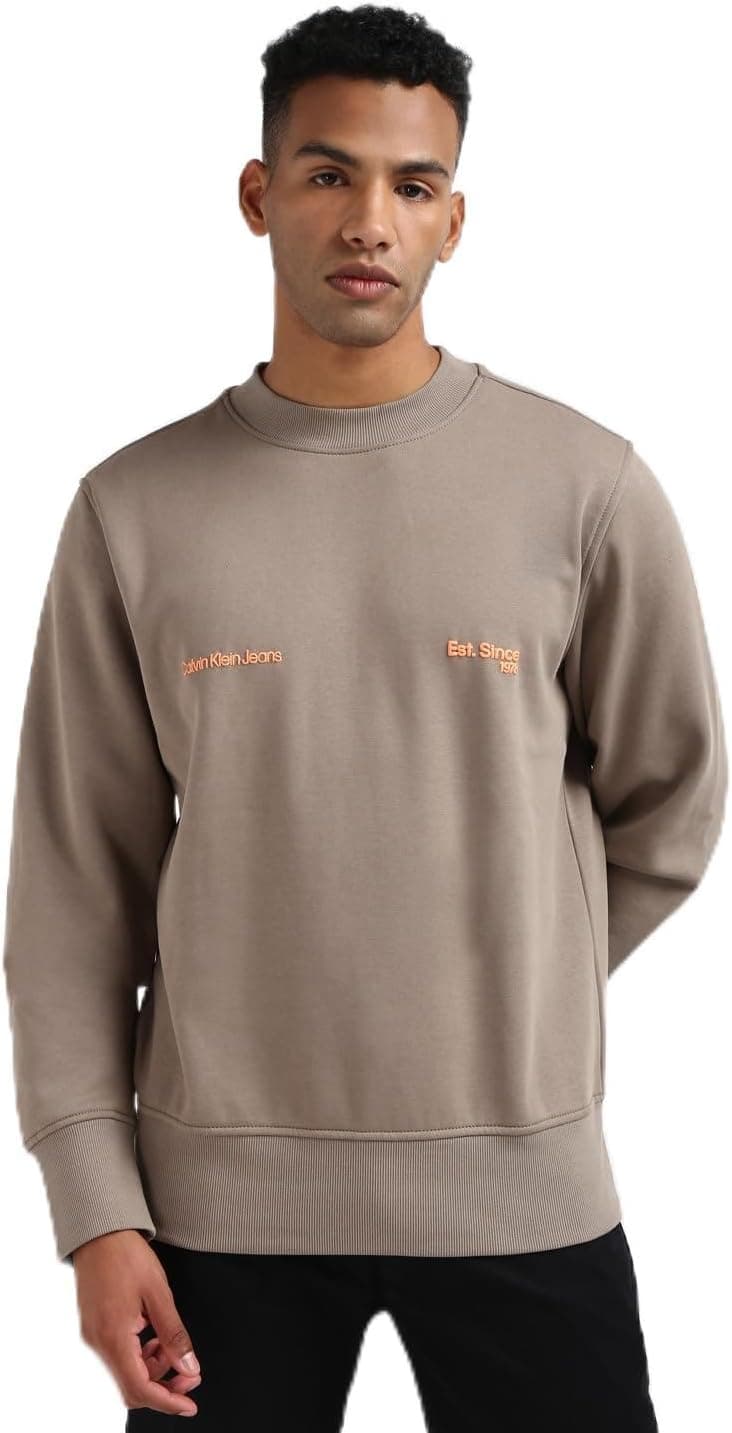 Calvin Klein Jeans Camisola de gola redonda para homem