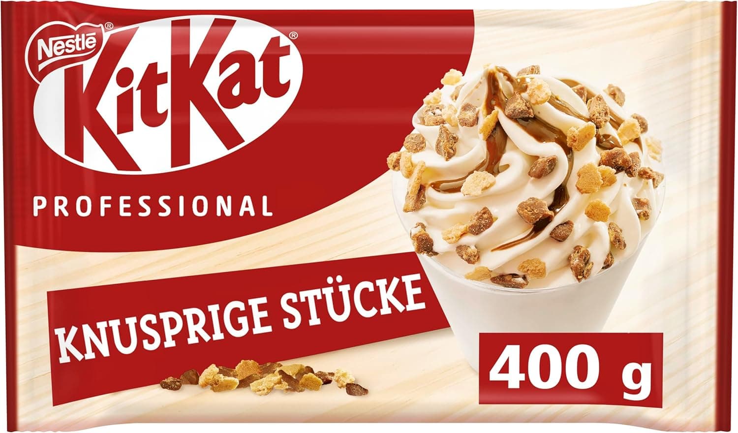 Kit Kat Topping de bolacha - Toppings para gelados e iogurtes, 400 g