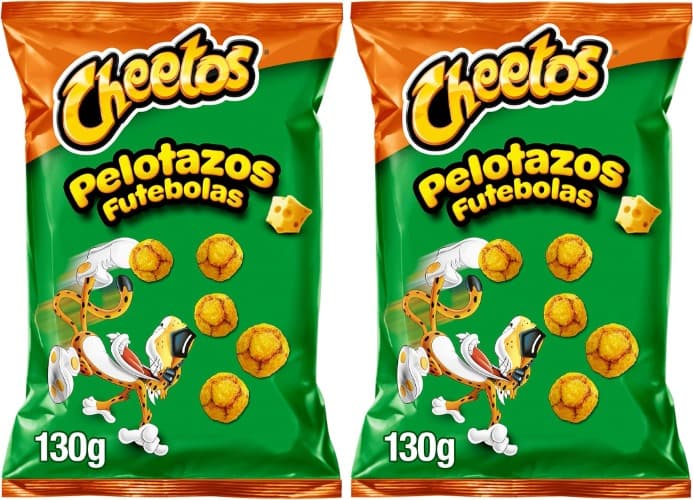 Cheetos Pelotazos | Snack de milho sabor a queijo em embalagem individual 130 g