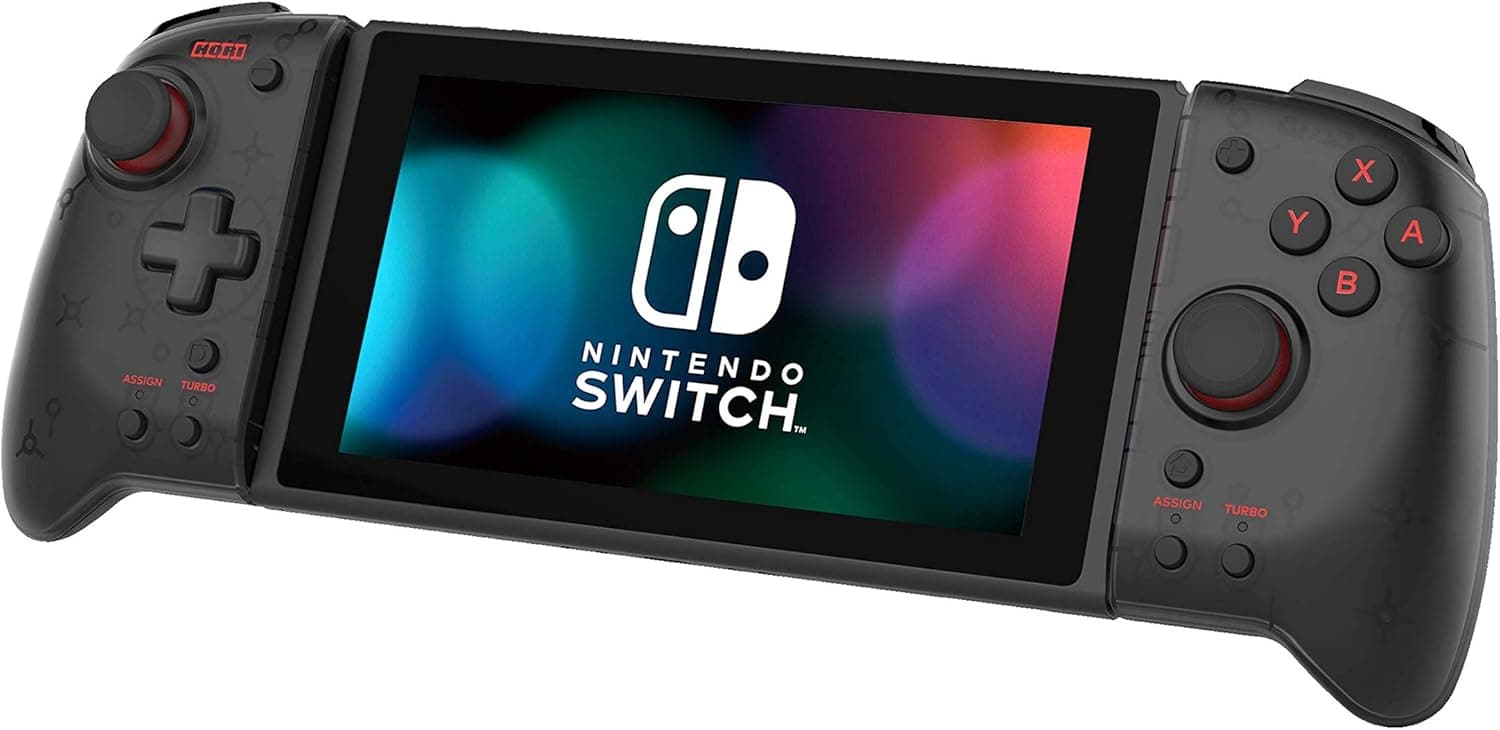HORI - Mando Split Pad Pro (Negro) para modo portátil (Nintendo Switch) - Licencia oficial