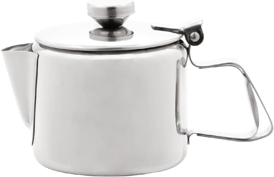 Chaleira de aço inoxidável Olympia Concorde, com infusor de 290 ml, 10 oz