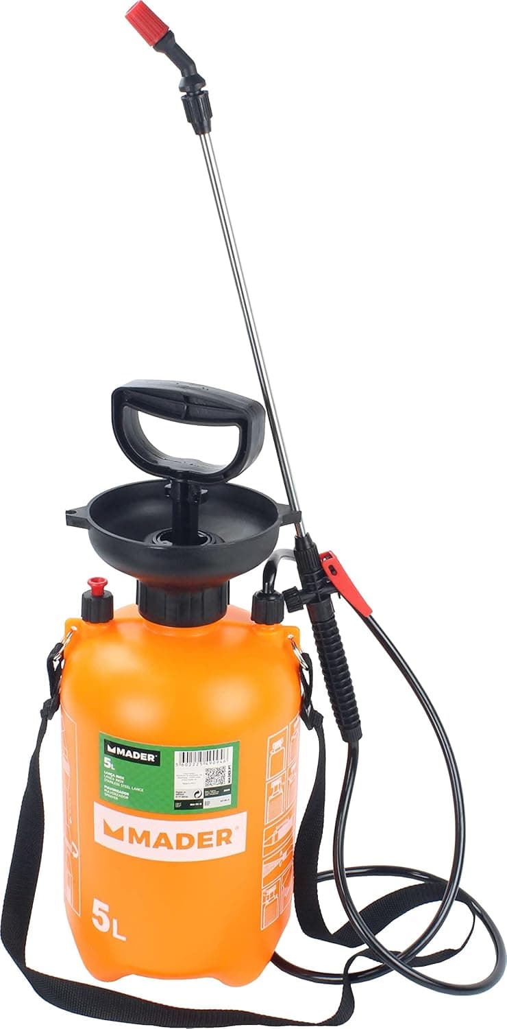 Pulverizador, pressão, 5 L, Lança Inox - MADER® | Garden Tools - 49094