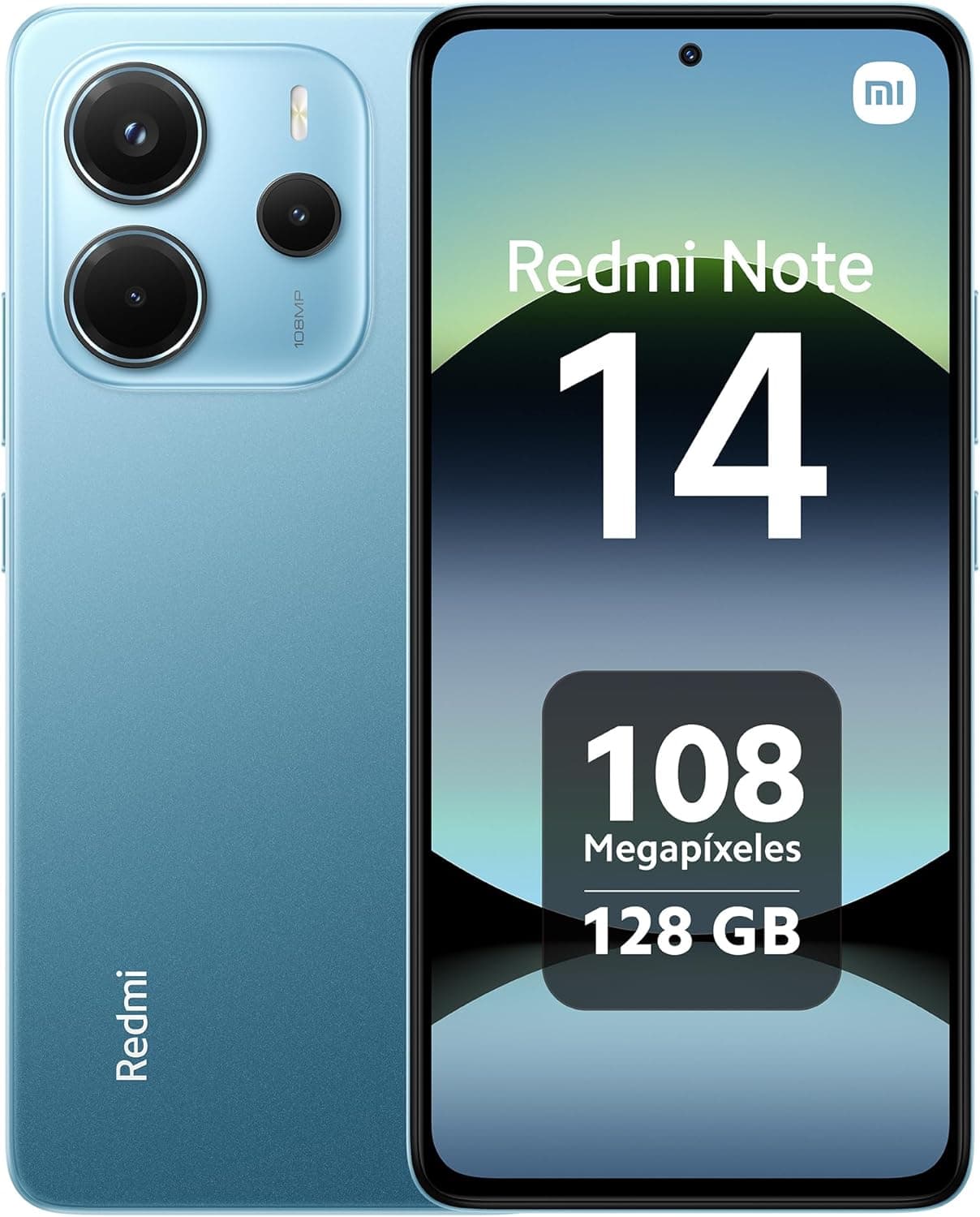 Xiaomi Redmi Note 14 Smartphone de 8+128 GB, ecrã de 6,67" AMOLED FHD+ 120 Hz, MediaTek Helio G99-Ultra, câmara de 108 MP, TurboCharge 33W, 5500 mAh, carregador não incluído