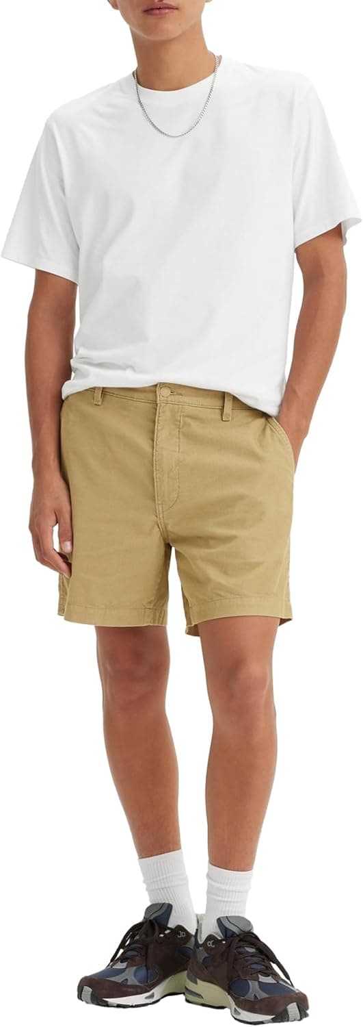 Levi's XX Authentic II | Calções em veludo cotelê oliva/cinza para homem