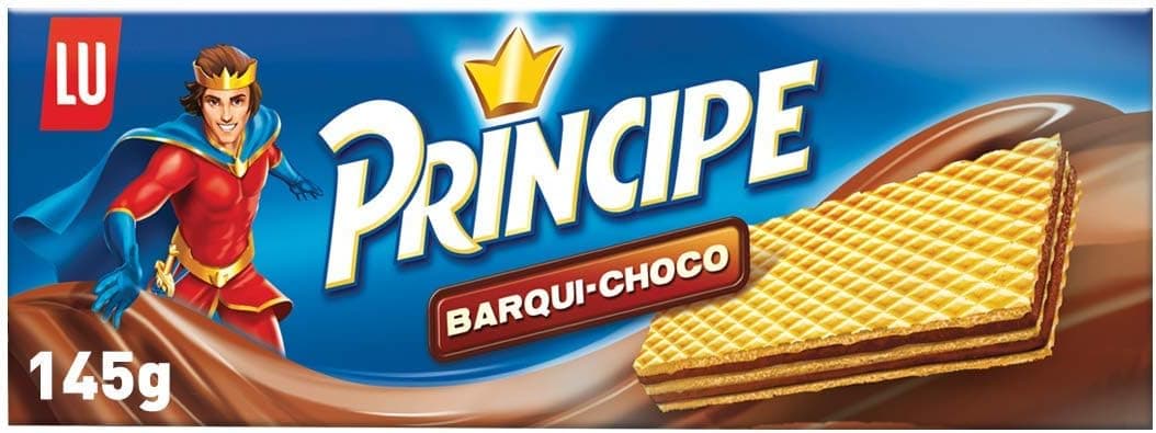 Príncipe Barqui-Choco | Bolachas wafer recheadas com camadas finas de chocolate 145 g
