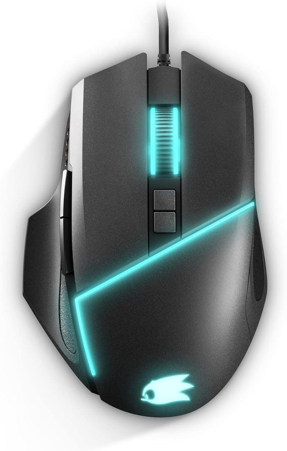 Energy Sistem Gaming Mouse ESG M2 Sonic (6400 dpi, USB, luzes LED RGB, 8 botões personalizáveis), multicolorido