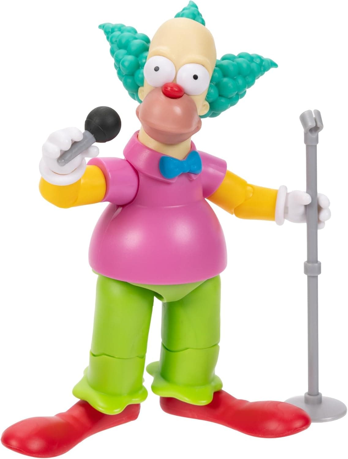 Os Simpsons - figura Krusty de 13 cm totalmente articulada, figura colecionadora dos Simpsons - para crianças 3 anos +