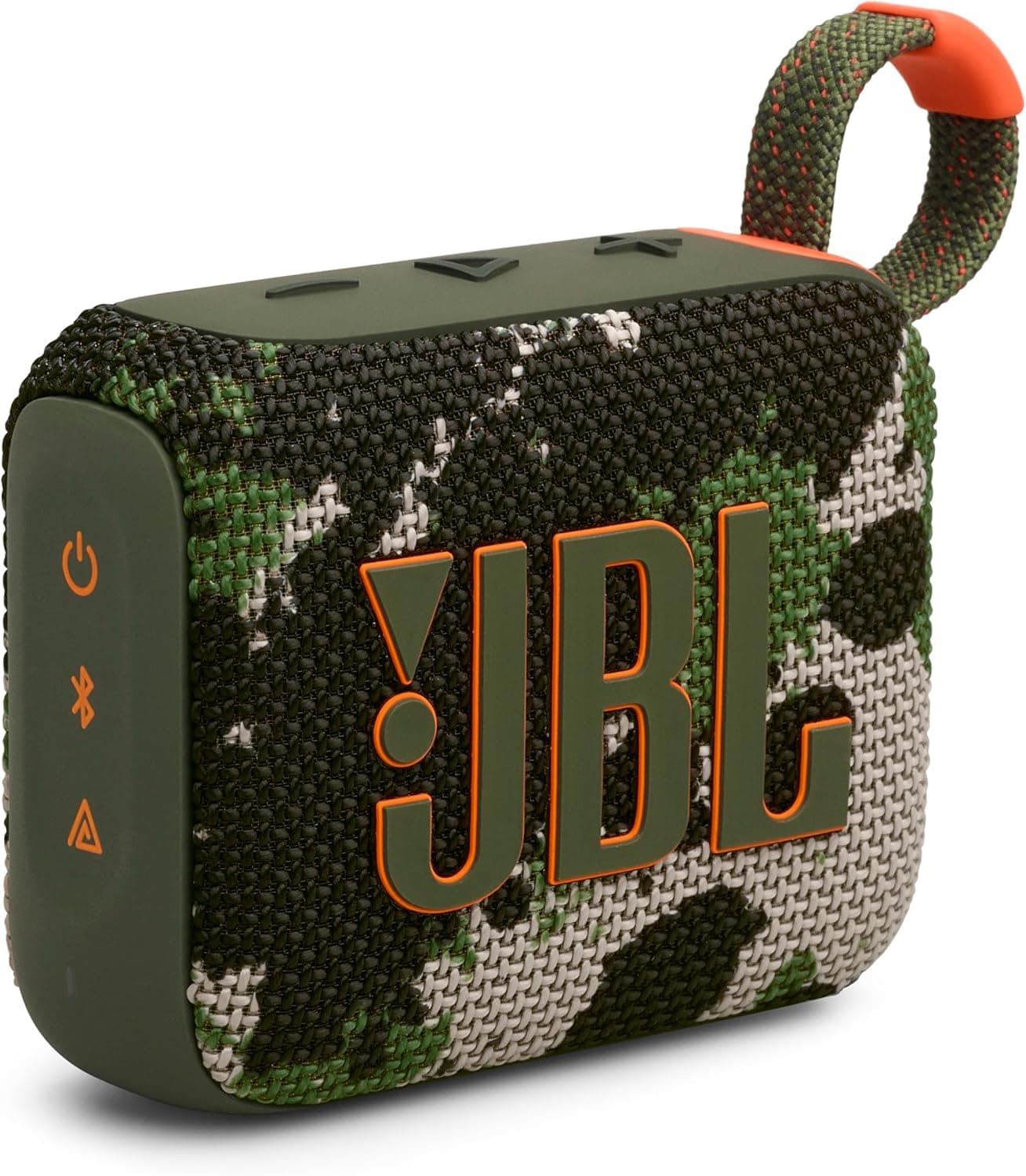 JBL GO 4, Altifalante sem fios portátil com Bluetooth, resistente à água e ao pó IP67, até 7 h de reprodução mais 2 h extra com Playtime Boost, camuflagem