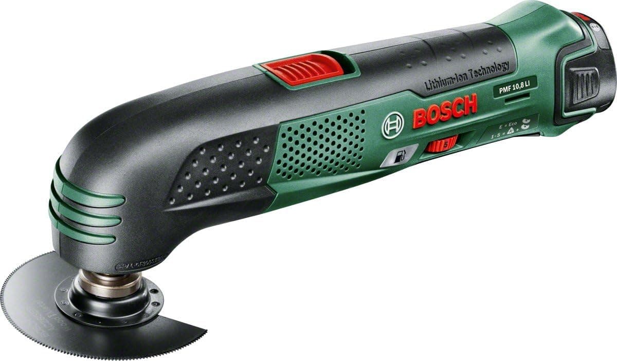 Bosch PMF 10.8 Li-Ion | Multiferramenta oscilante sem fios com bateria 10.8 V 2.0 Ah