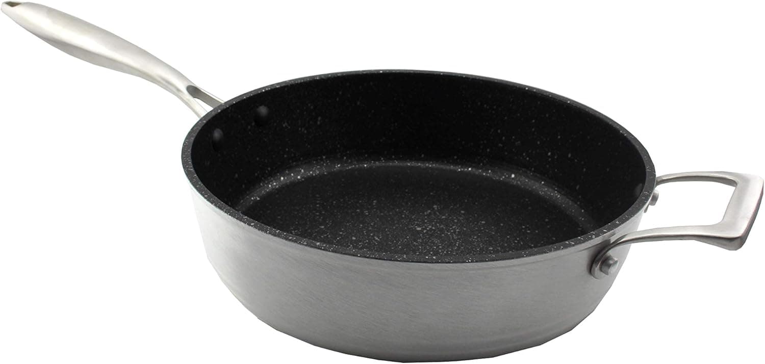 Bastilipo Titanium Pro 28cmH | Frigideira funda em alumínio fundido com indução total, 28 cm
