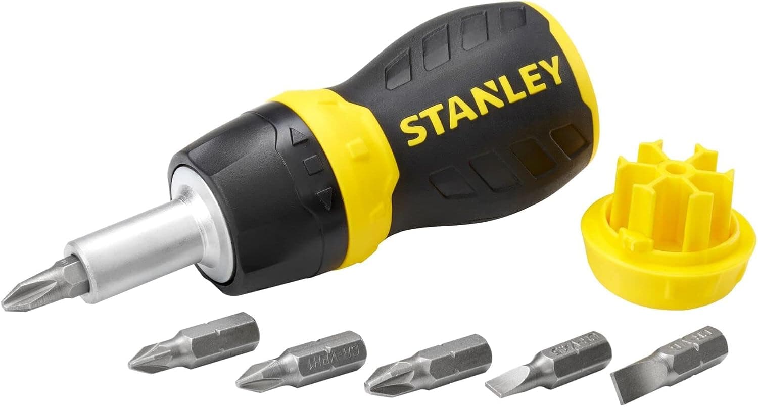 STANLEY 0-66-358, Chave de fenda com catraca e 6 pontas