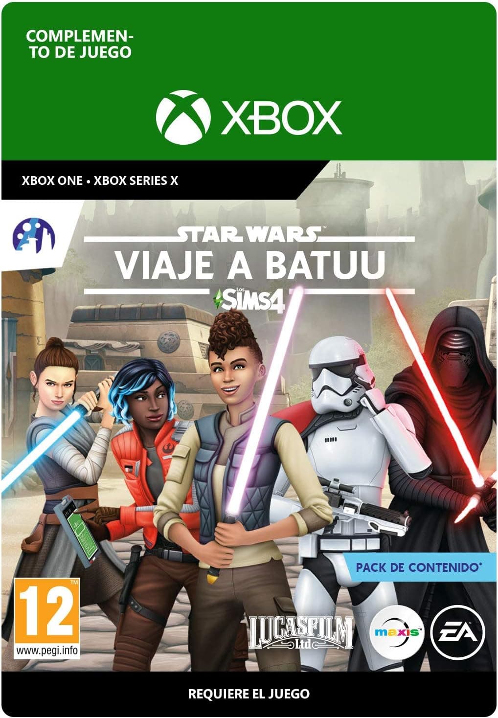 The Sims 4 Star Wars: Viagem a Batuu | Xbox One/Series X|S - Código de descarga