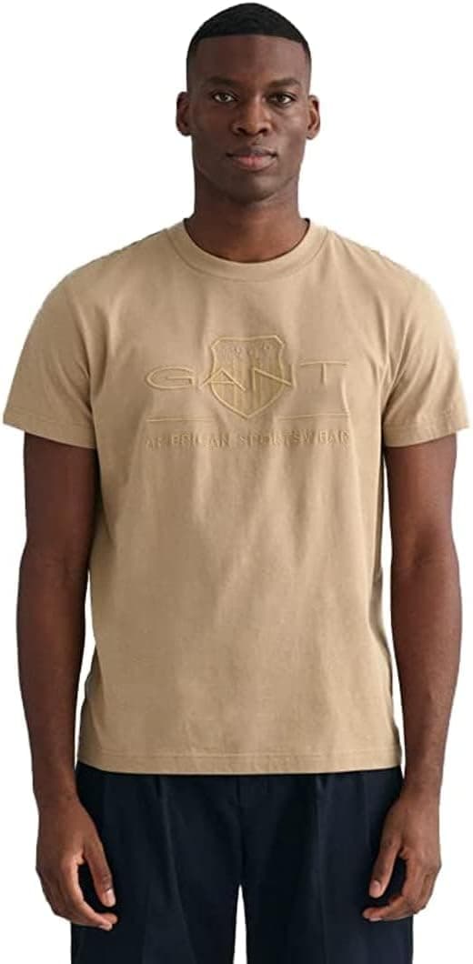 GANT Reg Tonal Shield SS T-shirt para homem