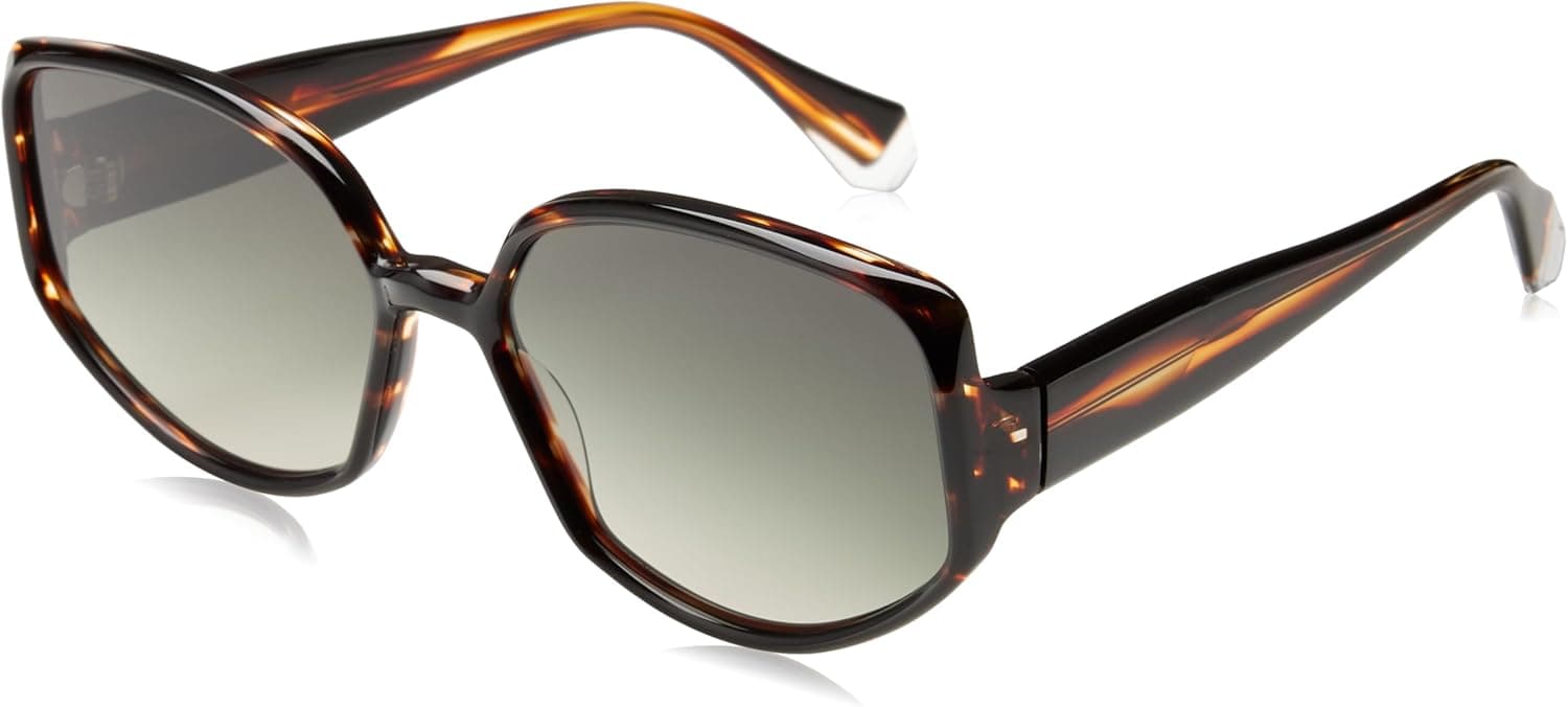 GLASSES GEORGIA 6625/2 GigiStudios Brown padrão mulher, Castanho