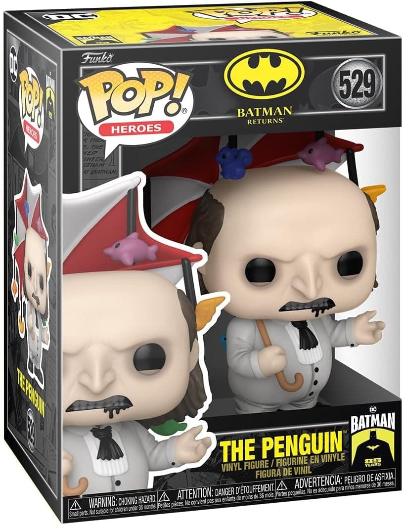 Funko Pop! Filmes: BM Returns - The Penguin - Batman Returns 1992 - Figura de vinil colecionável - ideia de presente - Mercadoria Oficial