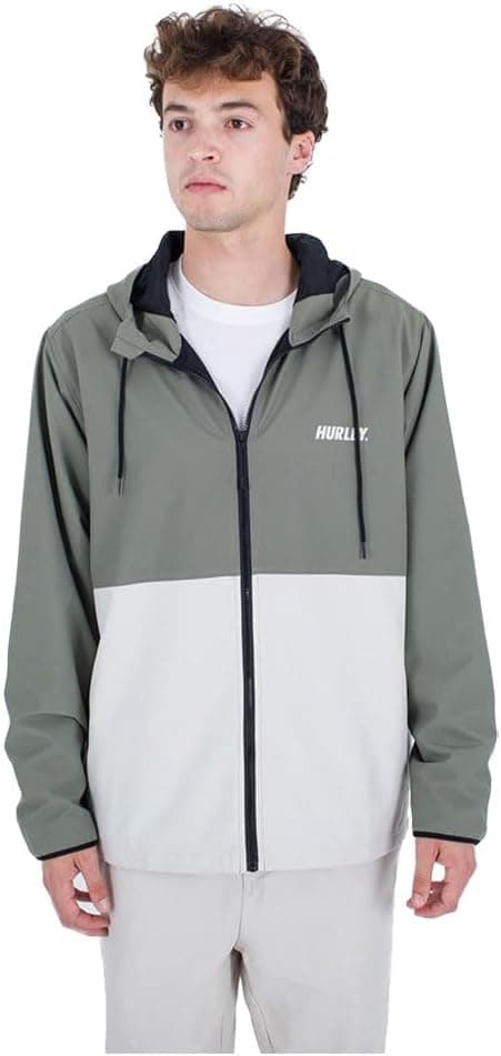 Hurley Pismo Zipper | Casaco corta-vento com fecho para homem