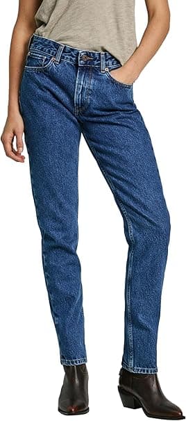 Pepe Jeans Mary Calças de ganga fit regular para mulher