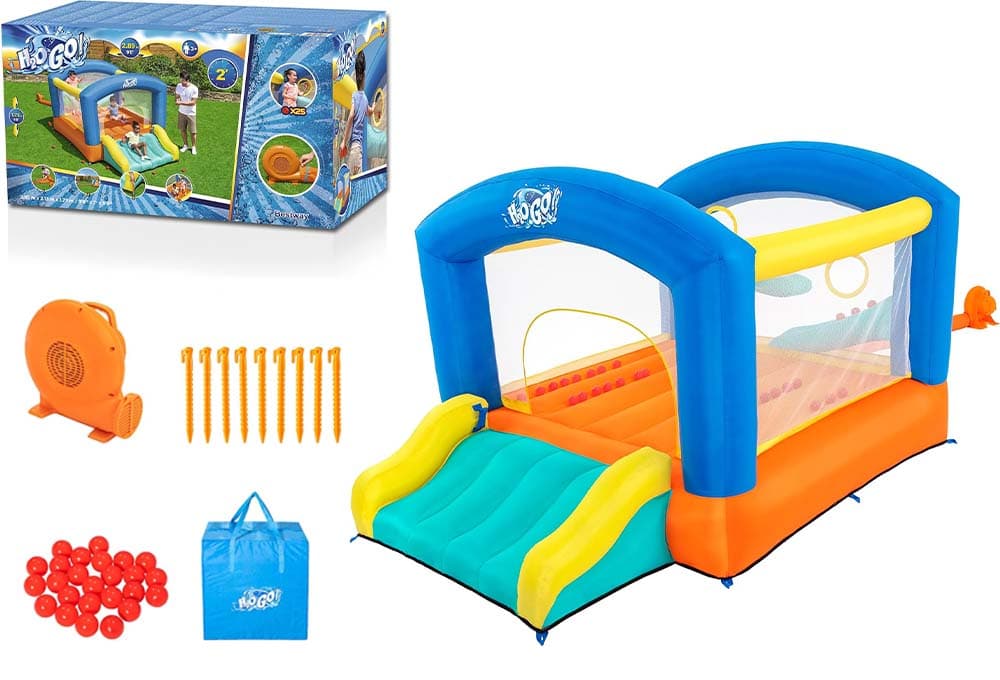 Bestway Insuflável para brincar, 2.89 m x 2.13 m x 1.73 m