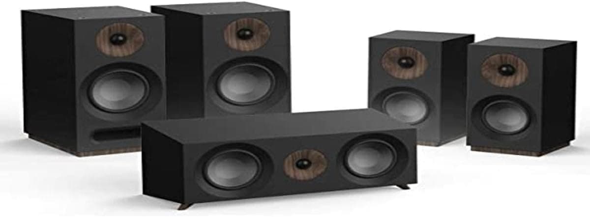 Jamo S 803 HCS Conjunto de altifalantes preto de 5,0 canais - conjunto de altifalantes (5,0 canais, cinema em casa, preto, corrente)