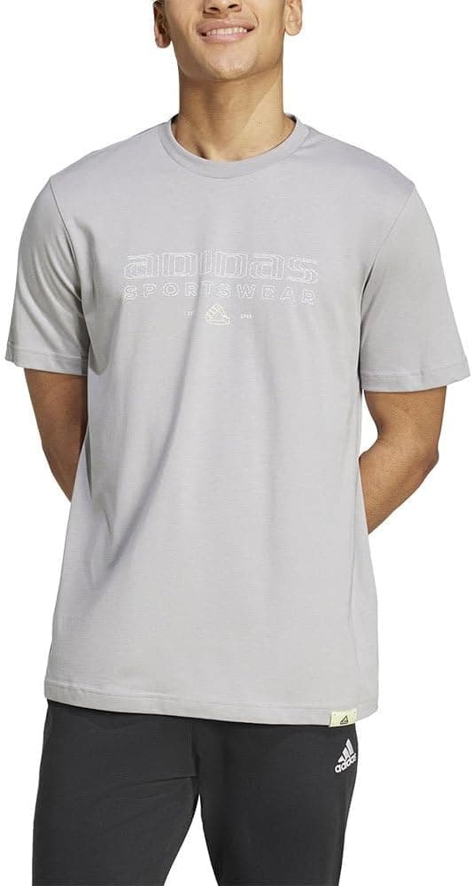 adidas Tech Linear Graphic T-shirt gráfica de manga curta para homem