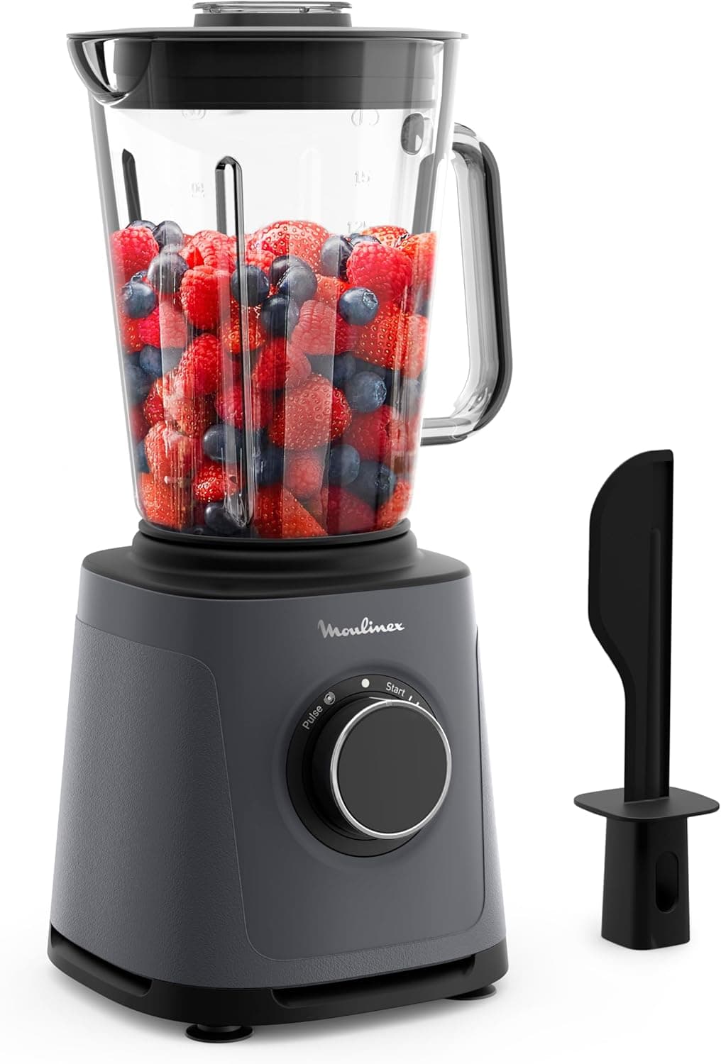 Moulinex PerfectMix Essential, batedeira de alta velocidade, 1200 W, tecnologia de lâminas Powelix, fácil de limpar, LM771BF0