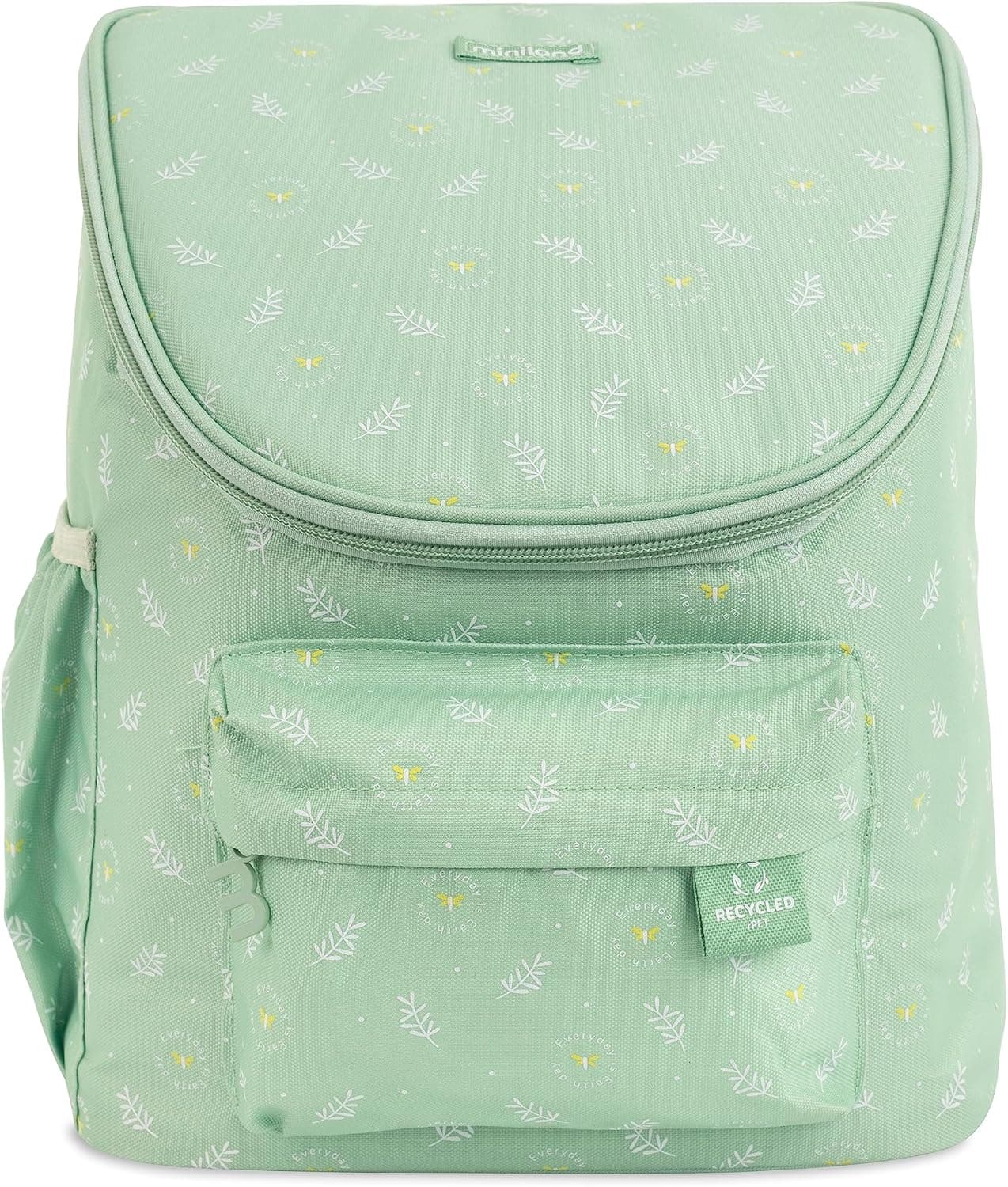 Miniland Ecothermibag Lunch Cream. Saco isotérmico grande de têxtil reciclado adequado para pendurar no carrinho
