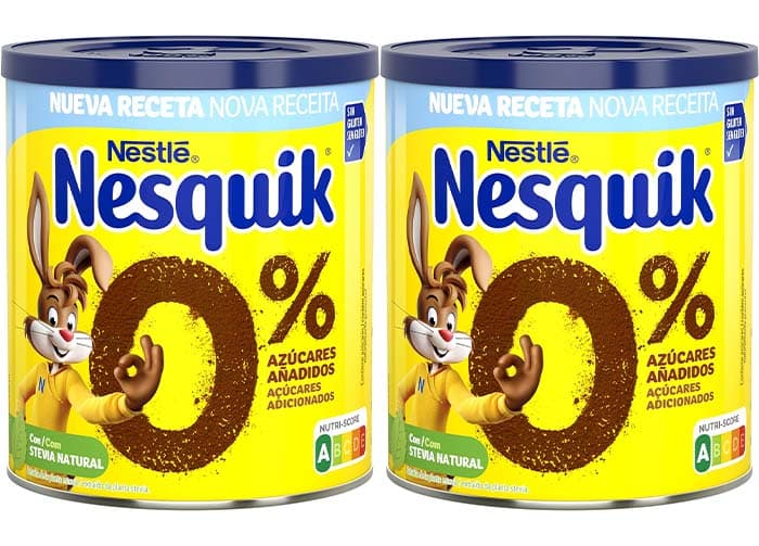 NESTLE NESQUIK Cacau em pó 0% açúcares, 320 g x 2