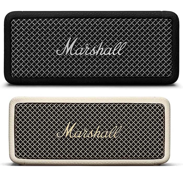 Marshall Emberton II Altifalantes Bluetooth portáteis, sem fios, emparelháveis, IP67 resistentes ao pó e à água, mais de 30 horas de tempo de reprodução