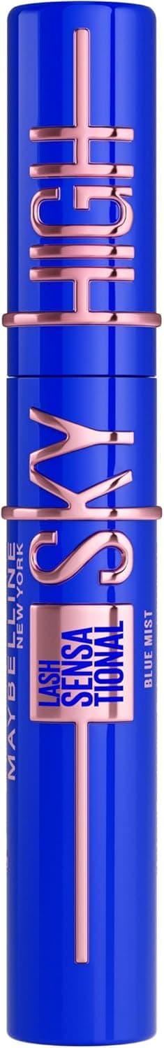 Maybelline New York Lash Sensational Sky High máscara de pestanas, comprimento sem limites e volume refinado, tom Blue Mist