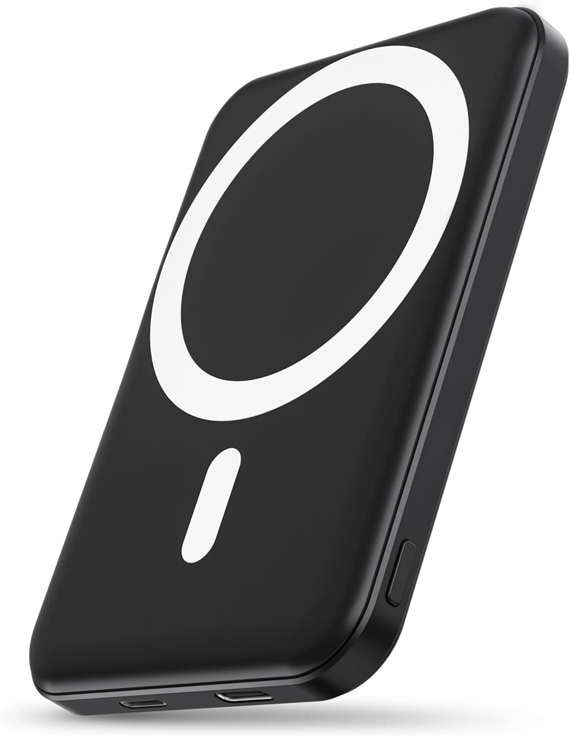 Podoru Power Bank for Magsafe 5000 mAh, mini bateria externa mag-Safe com USB-C cabo PD 20 W bateria portátil carregamento rápido sem fios Powerbank magnético para iPhone 16/15/14/13/12/Plus/Pro/Pro