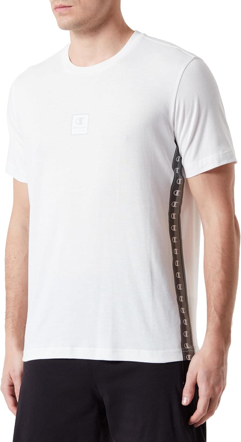Champion Legacy Athleisure-Cinta S/S Crewneck T-shirt para homem