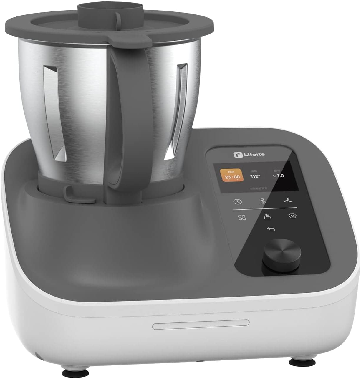 Lifeite Robot de cozinha Auto Cook All-in-1 com receitas guiadas, pré-limpeza, triturar, espremer, mistura, pesar, Sous-Vide, Ice Crush e muito mais