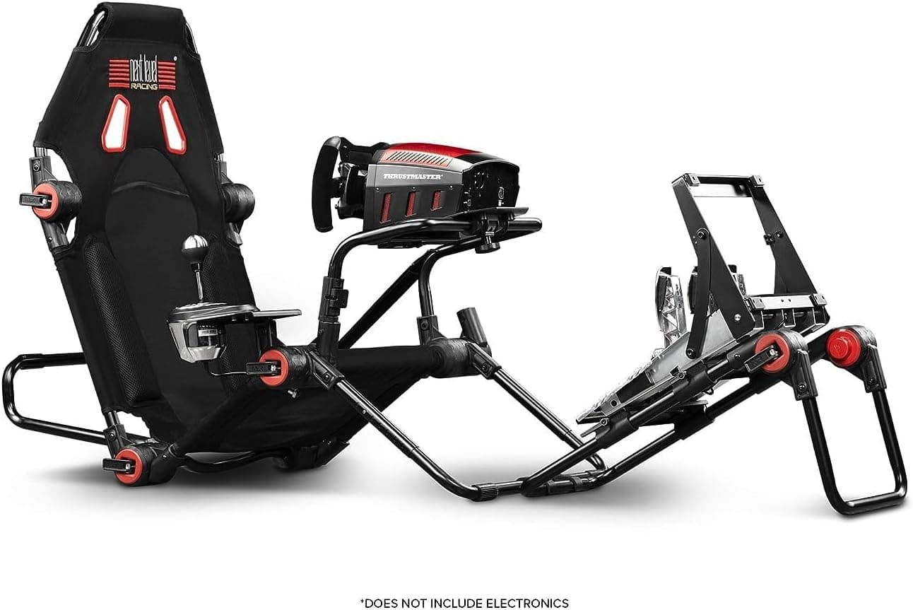 Comando dobrável Next Level Racing F-GT Lite com HDMI e simulador de cockpit