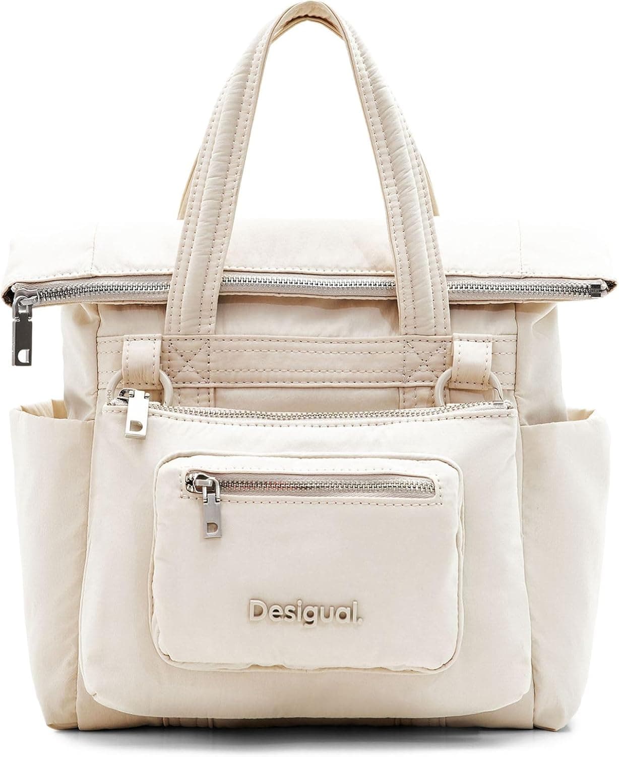 Desigual BAG_BASIC MODULAR V | Mala tiracolo branca para mulher