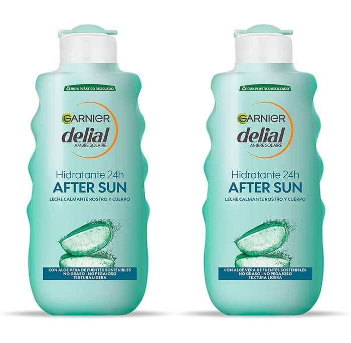 GARNIER DELIAL After Sun leite hidratante calmante com aloé vera natural 200 ml x 2