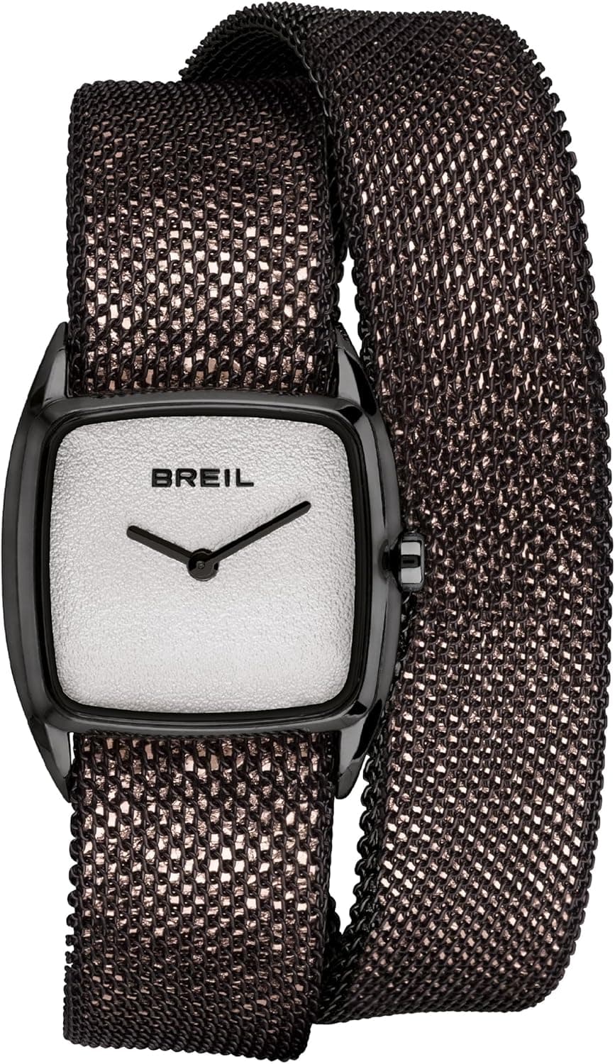 BREIL Relógio de mulher New Snake com pulseira de malha de aço