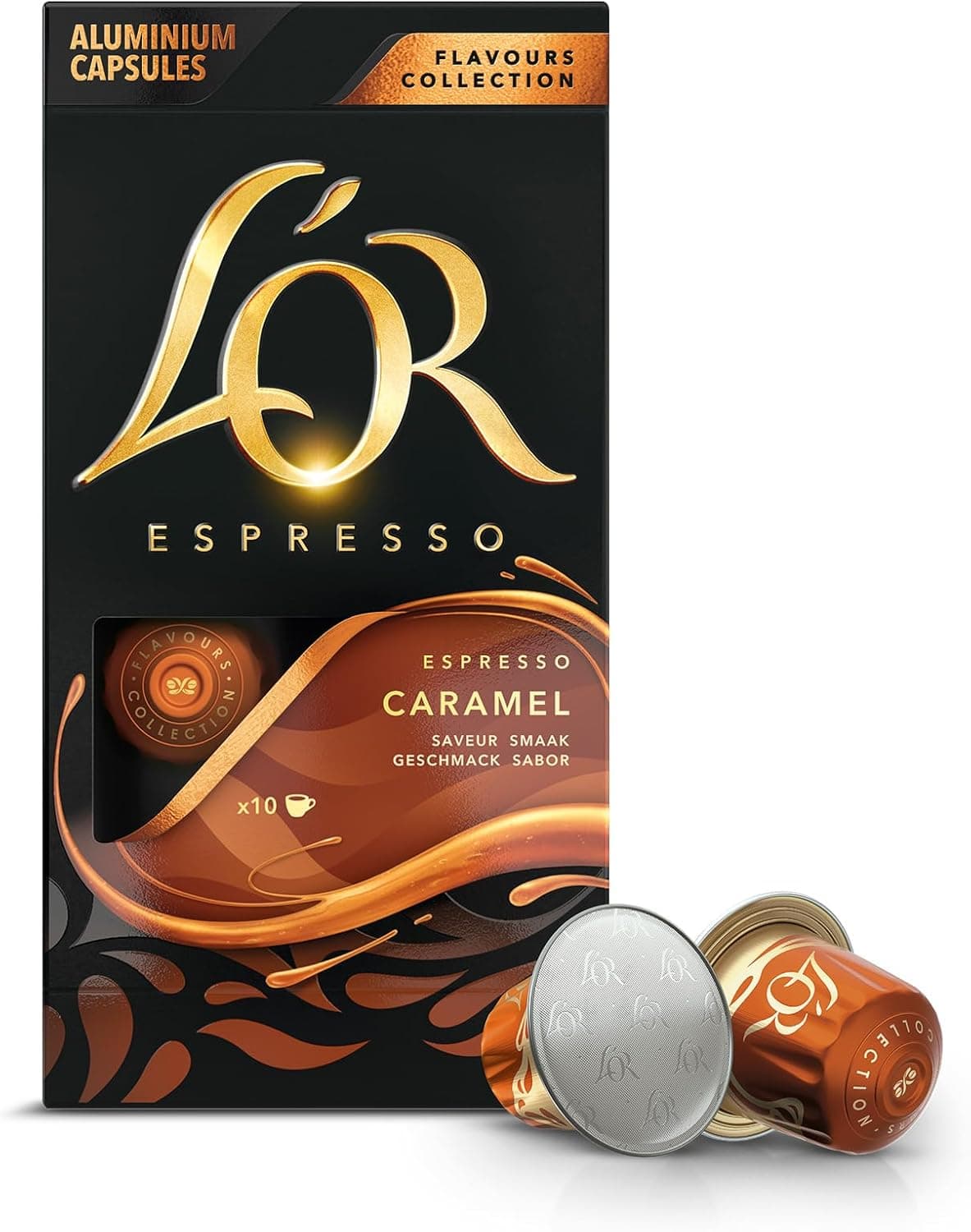 L'OR Espresso café cápsulas caramelo - 10 cápsulas compatíveis Nespresso