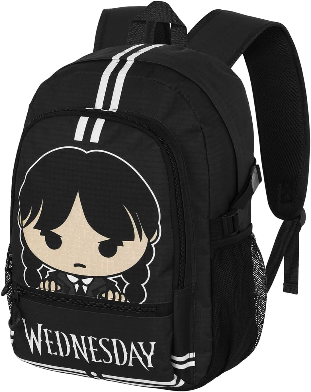 Wednesday Fight Fan 2.2 | Mochila casual cinzenta com 24 L e 31 x 44 cm