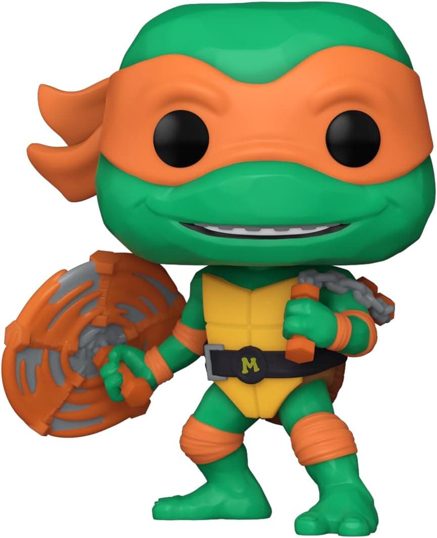 Funko POP! Filmes: Teenage Mutant Ninja Turtles (TMNT) - Michelangelo - Figuras em miniatura colecionáveis para exposição - ideia de presente - Mercadoria Oficial - Brinquedos para crianças e adultos