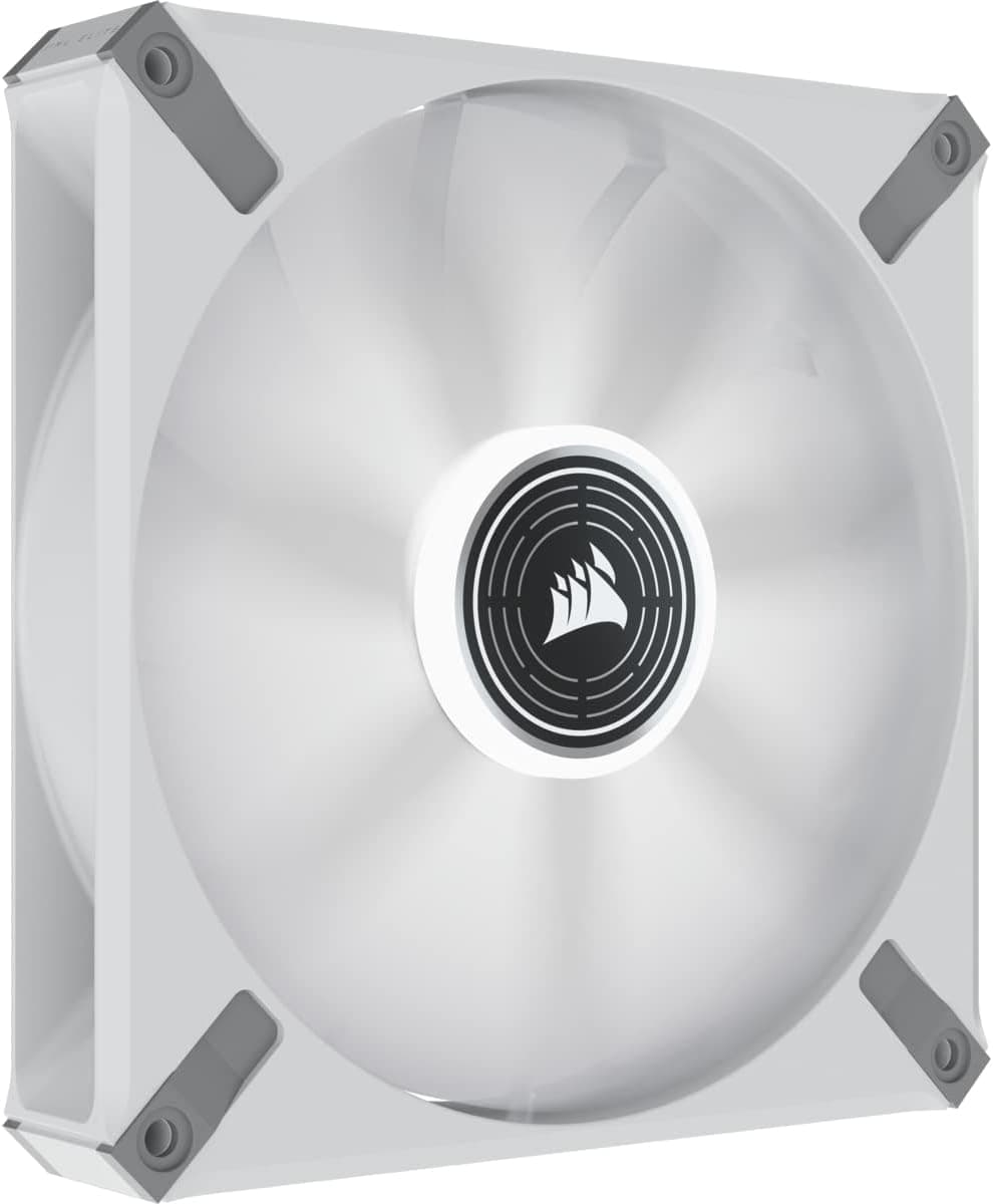 Corsair ML140 LED ELITE | Ventoinha de 140 mm com iluminação LED branca e rolamento magnético